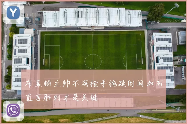 布莱顿主帅不满枪手拖延时间加布直言胜利才是关键
